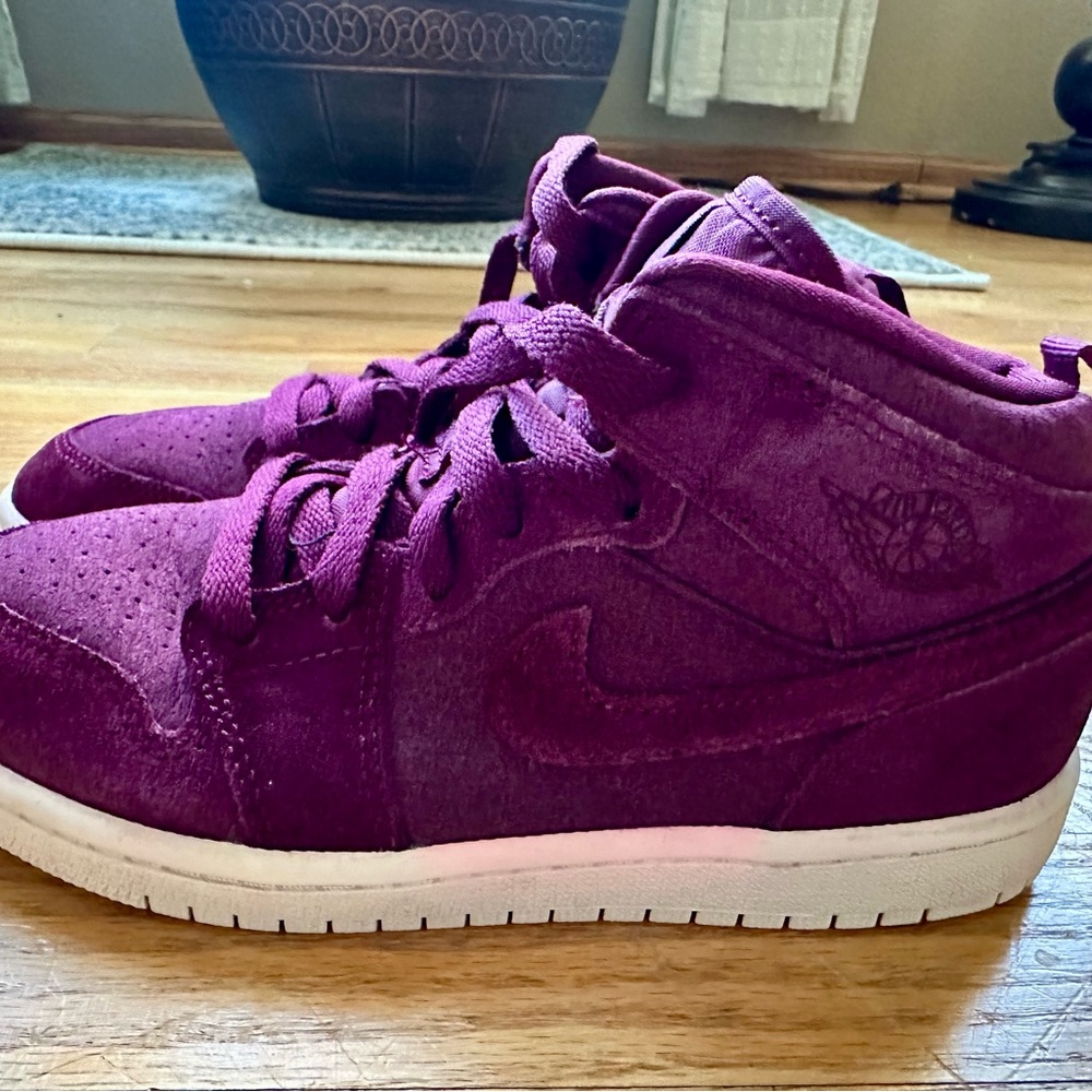 Kids Jordan Ones Purple Kids